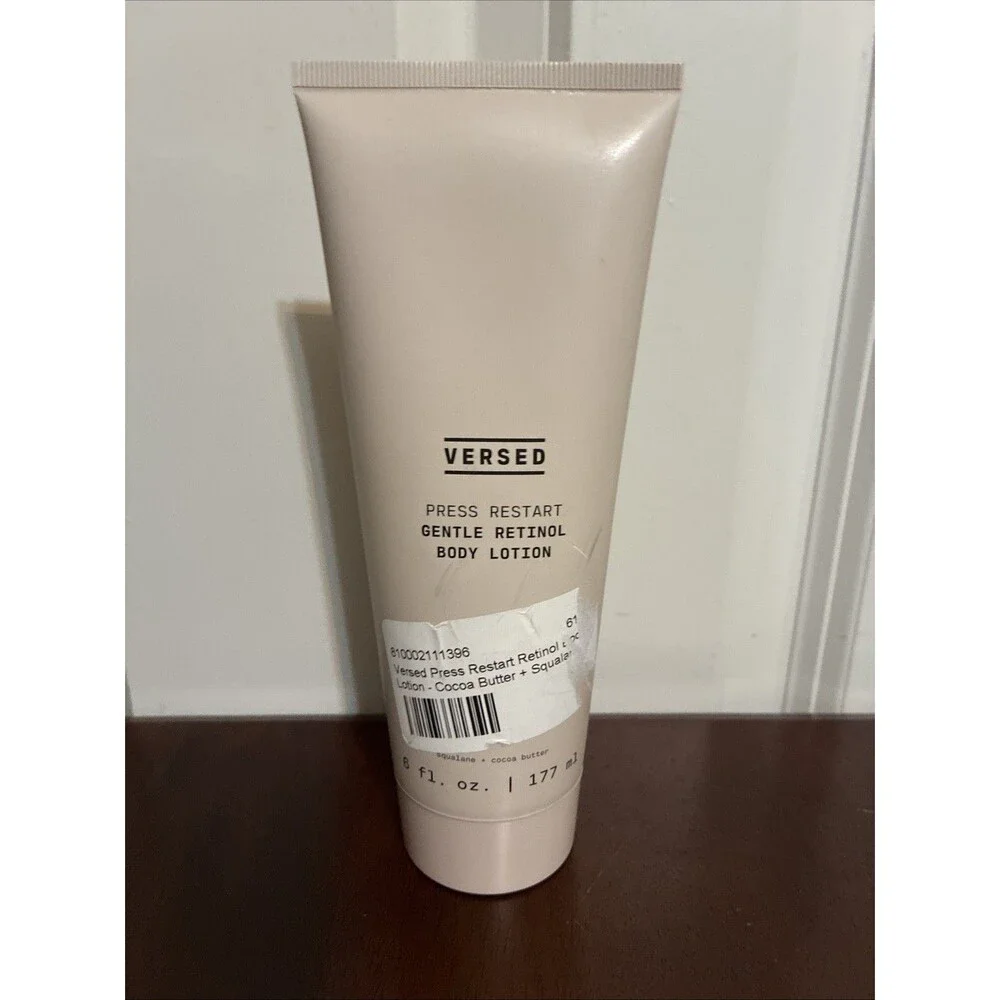 Versed Press Restart Gentle Retinol Body Lotion - Squalane + Cocoa butter, 6 oz